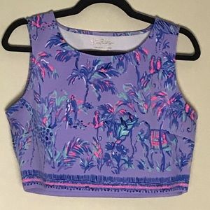 Lilly Pulitzer Fruity Monkey Crop Top